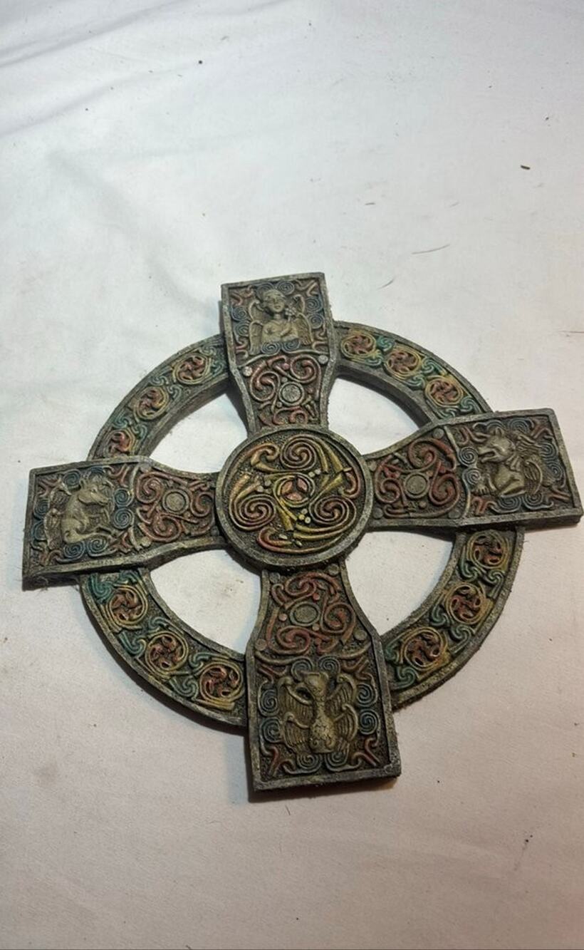 Decorative Celtic Cross Wall Plaque by Roman, Inc.